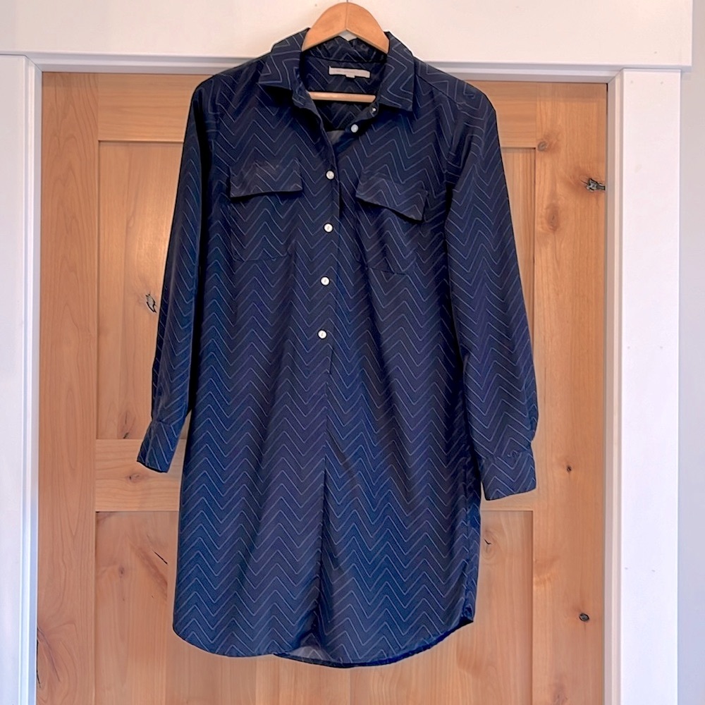Gap Navy Shirt Dress
